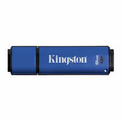 Kingston Technology DataTraveler Vault Privacy 3.0 8 GB lecteur USB flash 8 Go USB Type-A 3.2 Gen 1 (3.1 Gen 1) Bleu - Vue supplémentaire 4