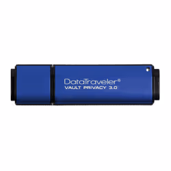 Kingston Technology DataTraveler Vault Privacy 3.0 8 GB lecteur USB flash 8 Go USB Type-A 3.2 Gen 1 (3.1 Gen 1) Bleu - Vue supplémentaire 5
