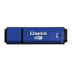 Kingston Technology DataTraveler Vault Privacy 3.0 Anti-Virus 8GB lecteur USB flash 8 Go USB Type-A 3.2 Gen 1 (3.1 Gen 1) Bleu