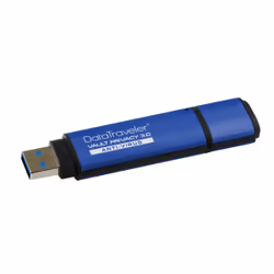 Kingston Technology DataTraveler Vault Privacy 3.0 Anti-Virus 8GB lecteur USB flash 8 Go USB Type-A 3.2 Gen 1 (3.1 Gen 1) Bleu