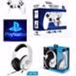 Pack Manette PS4 - PLAYSTATION - Manette Bluetooth Blanche - Casque Gamer PRO-H3 - 3.5 JACK - PS4-PS5