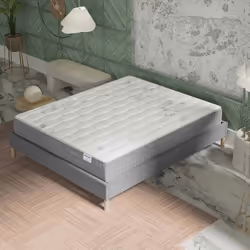 Matelas MÉMOIRE DE FORME & RESSORTS ENSACHÉS 120x190cm November Galice Hybrid- Indépendance Couchage 7 Zones & Adaptatif- Ép  ...