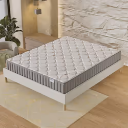 Matelas LATEX NATUREL & Mousse HD 35kg/m3 70x190cm NOVEMBER Sirius - Matelas EXTREMEMENT DURABLE Soutien Ferme&Enveloppant-Ép ...