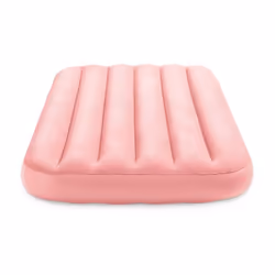 Flocage doux pour encore plus de confort Léger et transportable Facile à gonfler et à dégonfler Inclus : un oreiller gonflabl ...