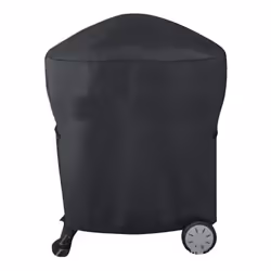 Housse ronde pour barbecue extérieur, bâche protection imperméable anti-uv, anti poussière, coupe vent 71x56cm