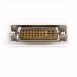 Adaptateur blanc vidéo DVI mâle vers VGA femelle 15 broches HobbyTech