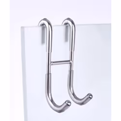 Crochet de porte en acier inoxydable pour serviettes ou autres