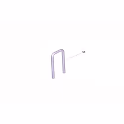 Bride de Fixation Sortie HP extérieur pour Nettoyeur Haute Pression HobbyTech Compatible Karcher - 90395200