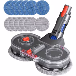 Tête de Balai électrique pour Dyson V11 V10 V8 V7 + 12 Tampons de rechangesTYPE DE PRODUIT : Tête de Balai électrique pour Dy ...