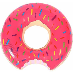 Bouée donut rose Taille adulte - 120cm