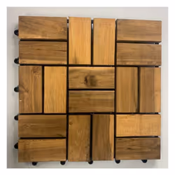 Lot de 30 Dalles de Terrasse Clipsable en Bois 31 X 31 cm HOBBYTECHTYPE DE PRODUIT : Dalle de Terrasse Clipsable en BoisCARAC ...