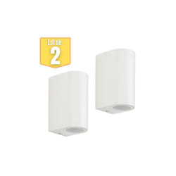 Lot de 2 appliques SPIDER-2D 2x35W GU10 IP44 Blanc