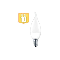 Braytron - Lot de 10 ampoules led bougie 5W (Eq.35W) E14 3000K