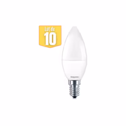 Le lot de 10 ampoules LED flamme 5W (Eq.35W) E14 3000K, est idéal pour le remplacement de vos anciennes ampoules incandescent ...