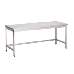 Table de Travail Inox - COMBISTEEL - 800x600 - Brillant - Cuisine - 90 cm de hauteur