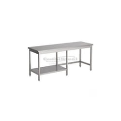 Table Inox - COMBISTEEL - Gamme 800 - 140x80 cm - Brillant - Cuisine