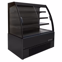 Combisteel 7350.002, Pose libre, Noir, Ventilé, 25 °C, R 290, 2 - 4 °C