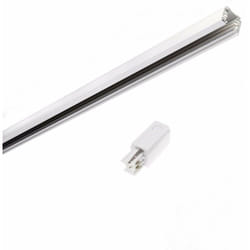 Silamp - Rail Triphasé pour Spot led 1m blanc