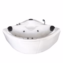 BAIGNOIRE MASSANTE ANGLE Model Las Vegas 150 x 150 cm BALNEO BAIN TOURBILLON JACUZZI Jets dorsaux whirlpool spa!