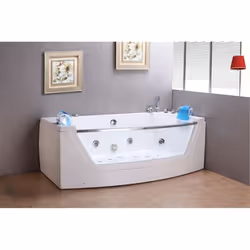 BAIGNOIRE BALNEO MASSANTE - ANGLE HAUTE - BAIN TOURBILLON - m PRIVILEGE WHIRLPOOL BALNEO 2 PERSONNES CHROMOTHERAPIE 180 x 90