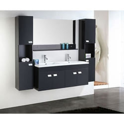 MEUBLE SALLE DE BAIN 120 cm VASQUE BEAU MEUBLE VASQUE LAVABO Elegance - Mobile colonne inclus