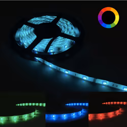 Créez une ambiance sur-mesure avec ce ruban LED RGB de 5 mètres. Grâce à ses multiples couleurs et son indice de protection I ...