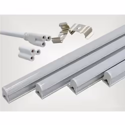Le tube néon LED 120cm T5 18W assure un éclairage puissant, économique et instantané. Il est idéal pour les espaces professio ...