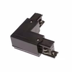 Connecteur angle 90° pour Rail Triphasé NOIR, permet d'étendre votre éclairage LED sur Rail à la longueur que vous souhaitez, ...