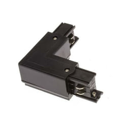 Silamp - Connecteur Angle 90° Rail Triphasé noir
