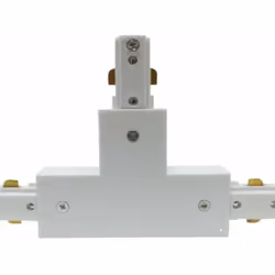 Connecteur LED en forme de T permettant de relier jusqu'à trois rails pour spots LED et ainsi bénéficier d'un éclairage LED é ...
