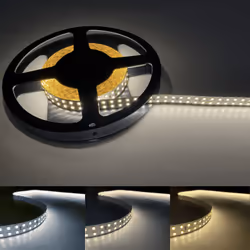 Offrez une intensité lumineuse remarquable à vos espaces intérieurs grâce au Ruban LED 5M 24V 2835 IP20 Double Rangée 240LED/ ...