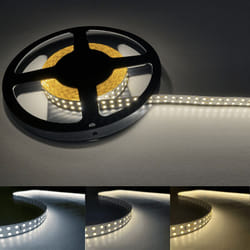 Silamp - Ruban led 5M 24V 2835 IP20 Double Rangée 240LED/m - Blanc Froid 6000K - 8000K
