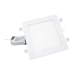 Silamp - Spot led Extra Plat Carré blanc 24W - Blanc Froid 6000K - 8000K