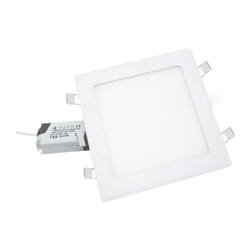 Silamp - Spot led Extra Plat Carré blanc 24W - Blanc Neutre 4000K - 5500K