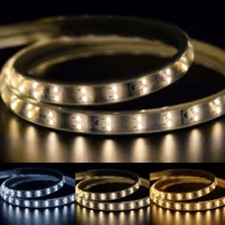 Optimisez l’éclairage de vos aménagements intérieurs et extérieurs avec le Ruban LED Double Rangée 220V IP65 2835 180LED/m. D ...