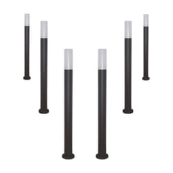 Silamp - Borne Extérieure led 1m IP65 220V pour Ampoule E27 (Pack de 6) -