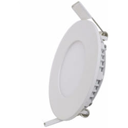 Silamp - Spot led Extra Plat Rond blanc 12W - Blanc Chaud 2300K - 3500K