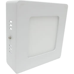 Plafonnier led Carré 6W 220V - Blanc Neutre 4000K - 5500K Silamp
