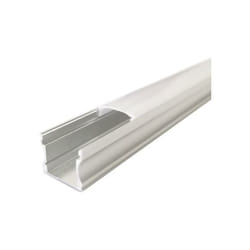 Silamp - Profilé Aluminium 1m pour Ruban led - Couvercle Opaque