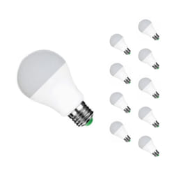 Ampoule LED E27 12W 220V A60 180° (Pack de 10) - Blanc Froid 6000K - 8000K - SILAMP