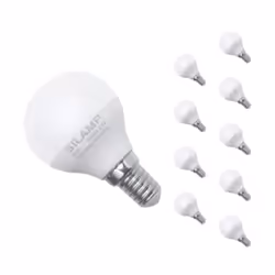 Ampoule LED E14 8W 220V G45 300° (Pack de 10) : éclairage efficace et économiqueOptez pour l'Ampoule LED E14 8W 220V G45 300° ...