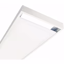 Kit en saillie blanc pour Panneau LED 120x30 Slim pour installer votre panneau led 120x30 en saillie (si vous n'avez pas de f ...