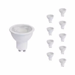 Ce lot de 10 ampoules LED GU10 8W est parfait pour moderniser votre éclairage intérieur tout en réduisant votre consommation ...