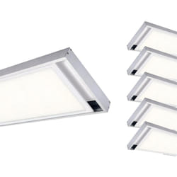 Silamp - Kit Saillie alu pour Panneau led 120x30 Slim (Pack de 6) - silam