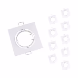Support pour spot GU10, encastrable et avec une tête orientable pour diriger la lumière dans la direction que vous souhaitez. ...
