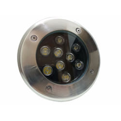Spot LED Encastrable Extérieur IP65 220V Sol 9W 60° - Blanc Chaud 2300K - 3500K - SILAMP