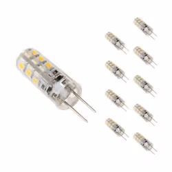 Ampoule LED G4 2W 12V SMD2835 24LED 360° (Pack de 10) : éclairage compact et efficaceLe Pack de 10 Ampoules LED G4 2W 12V SMD ...