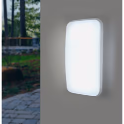 Description générale Applique LED Murale Blanche Rectangulaire 20W, avec un design épuré et élégant, adaptée à tous les style ...