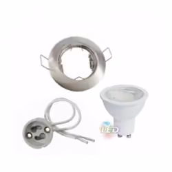 Profitez d'un éclairage moderne et efficace avec le Kit Spot LED GU10 Encastrable avec Ampoule LED 8W . Ce kit complet compre ...