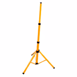 Trépied de fixation de couleur JAUNE pour projecteur. Vous pourrez régler sa hauteur jusqu'à 1.5 mètre et il conviendra parfa ...